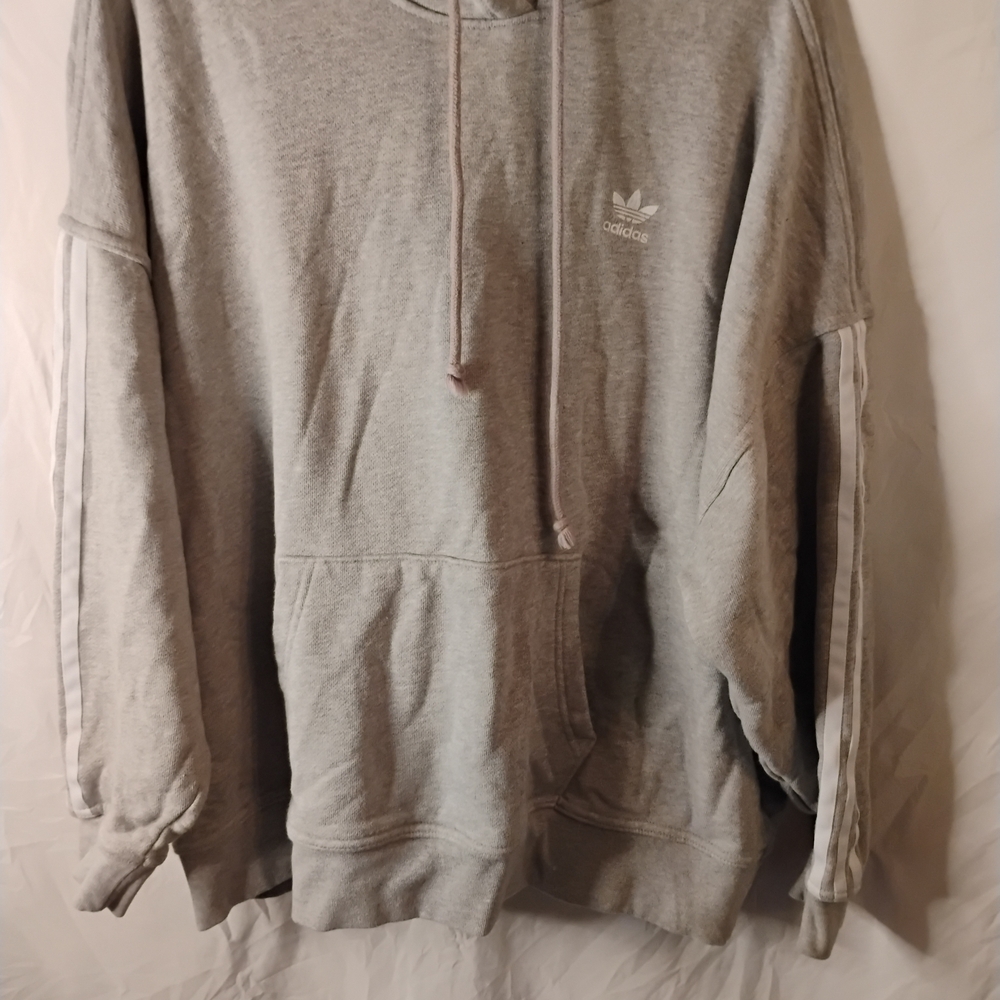 Adidas Striped Hoodie Jogger Top